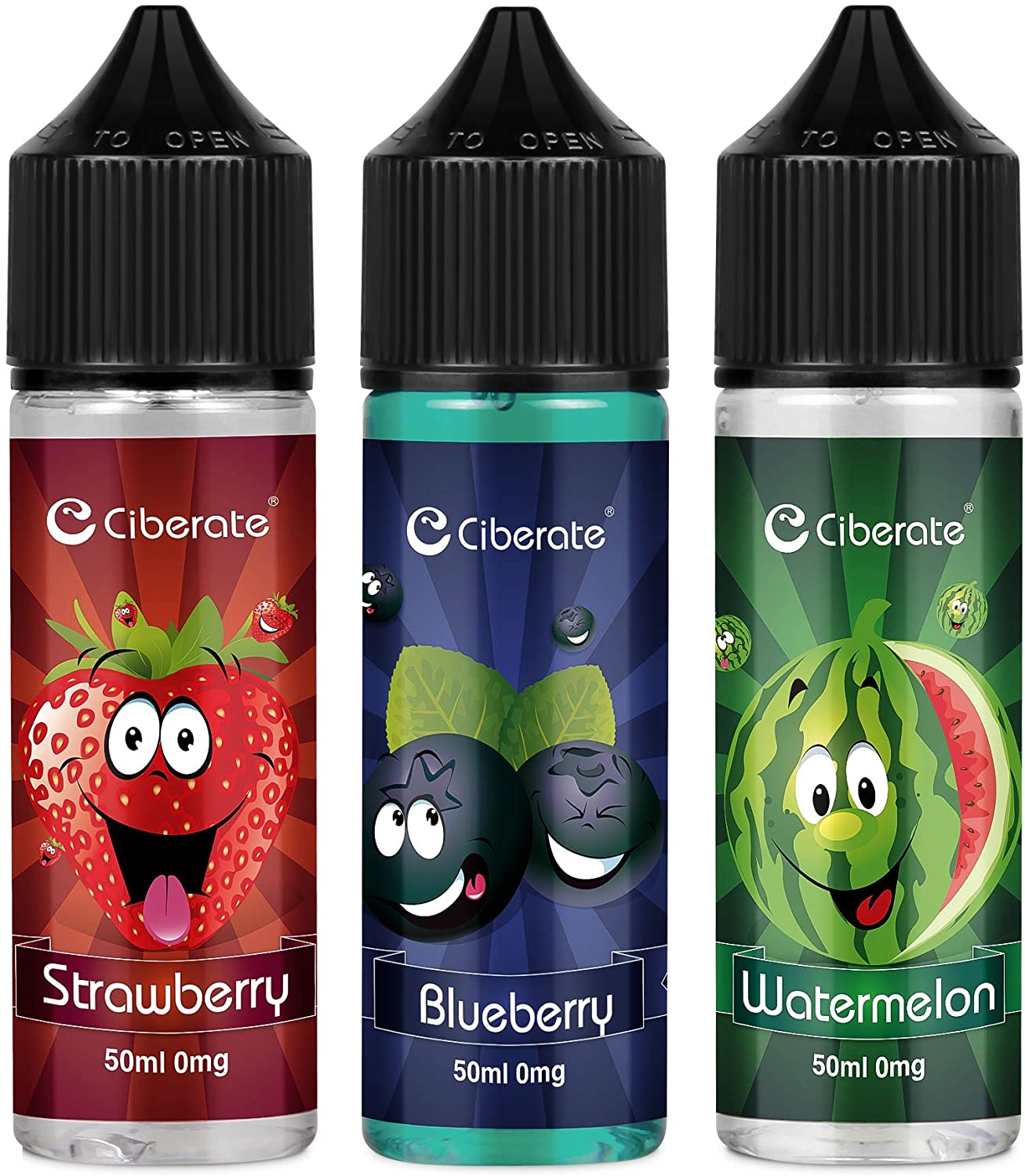 Ciberate 50mlx3 Vape Liquid Premium Ecig Vape Juice